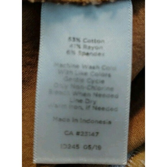 Talbots Pants Size OP Essex Ankle Pull On Tan - Picture 5 of 9